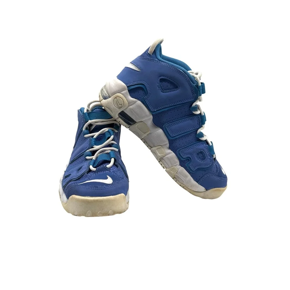 Nike Air More Uptempo TD Kids‎ Blue White Basketball Sneakers DM1023 400 Size 5Y